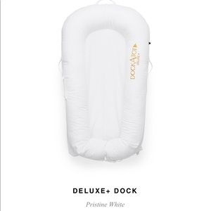 Like-New DockATot Deluxe+ in Pristine White.